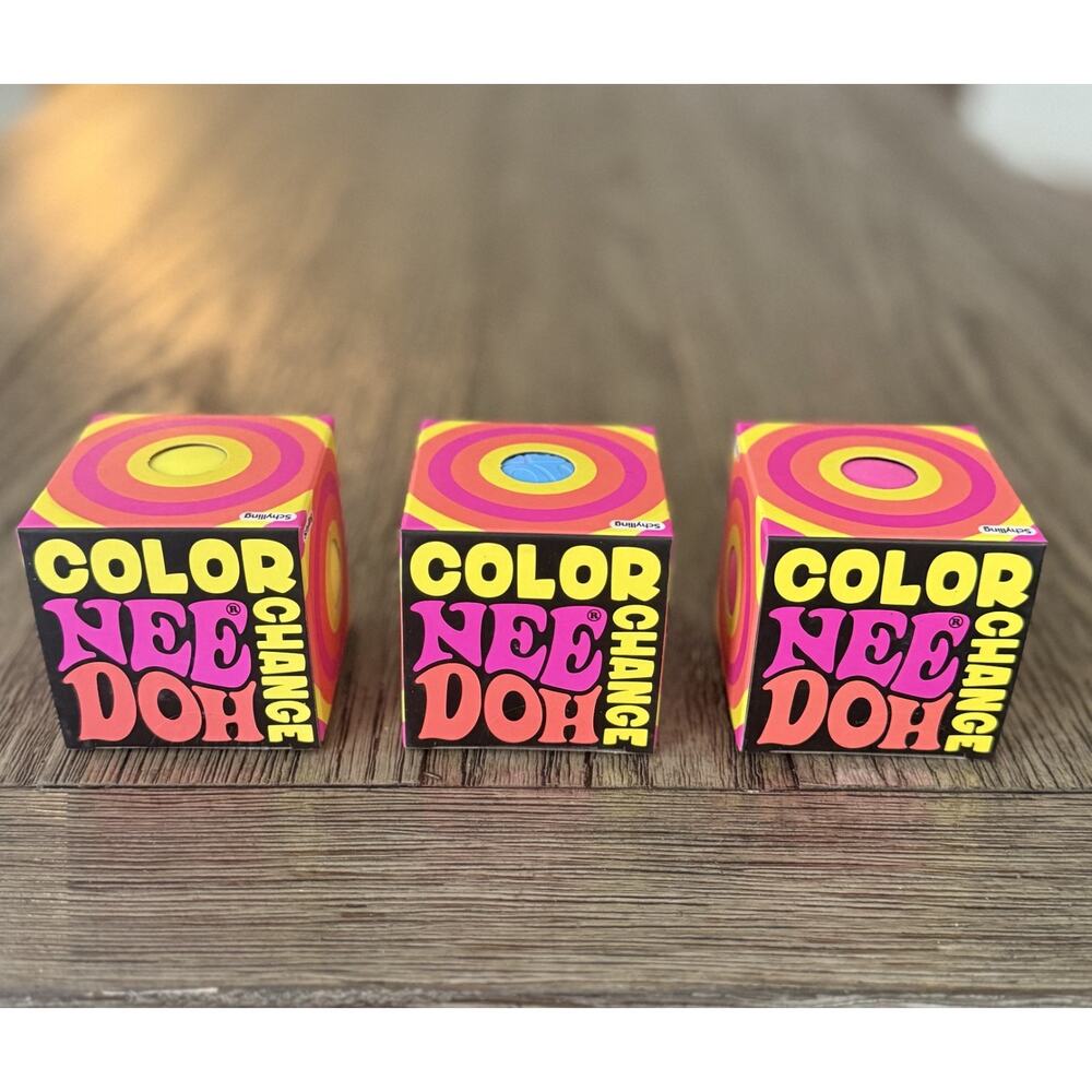 Schylling NeeDoh Color Change Ball Novelty Sensory Fidget Stress Relief Toy New